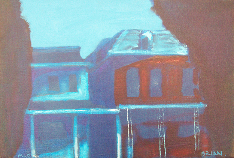 4.	Lyceum  Trees as Curtains  “11 x17”  2000